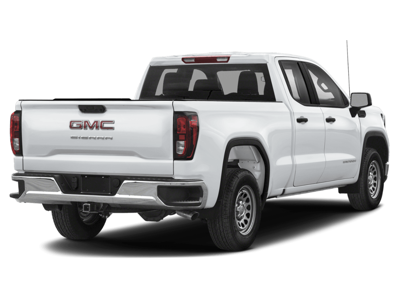 2025 GMC Sierra 1500 Elevation - Rear 3/4, facing to the right