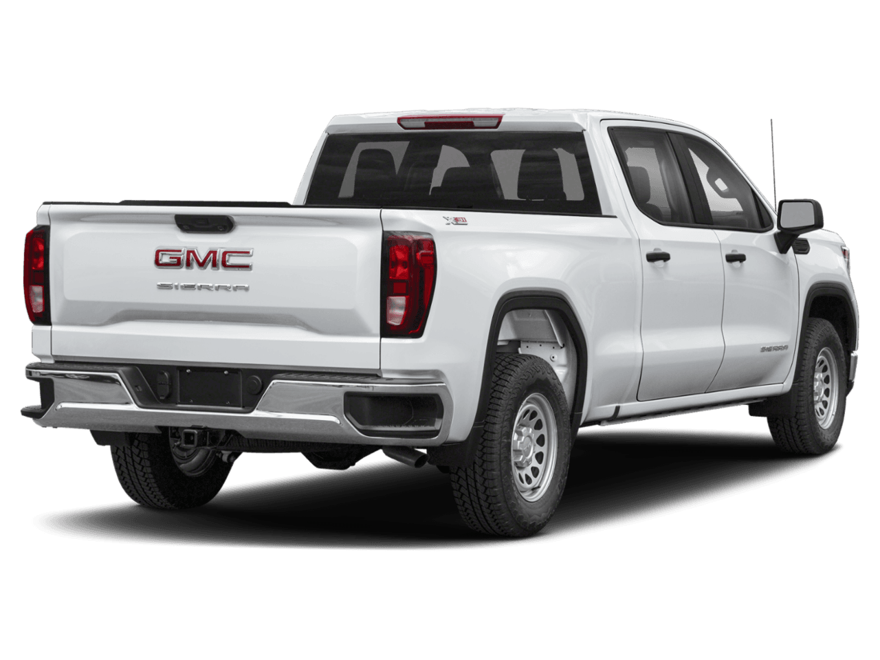 2025 GMC Sierra 1500 Pro - Rear 3/4, facing to the right
