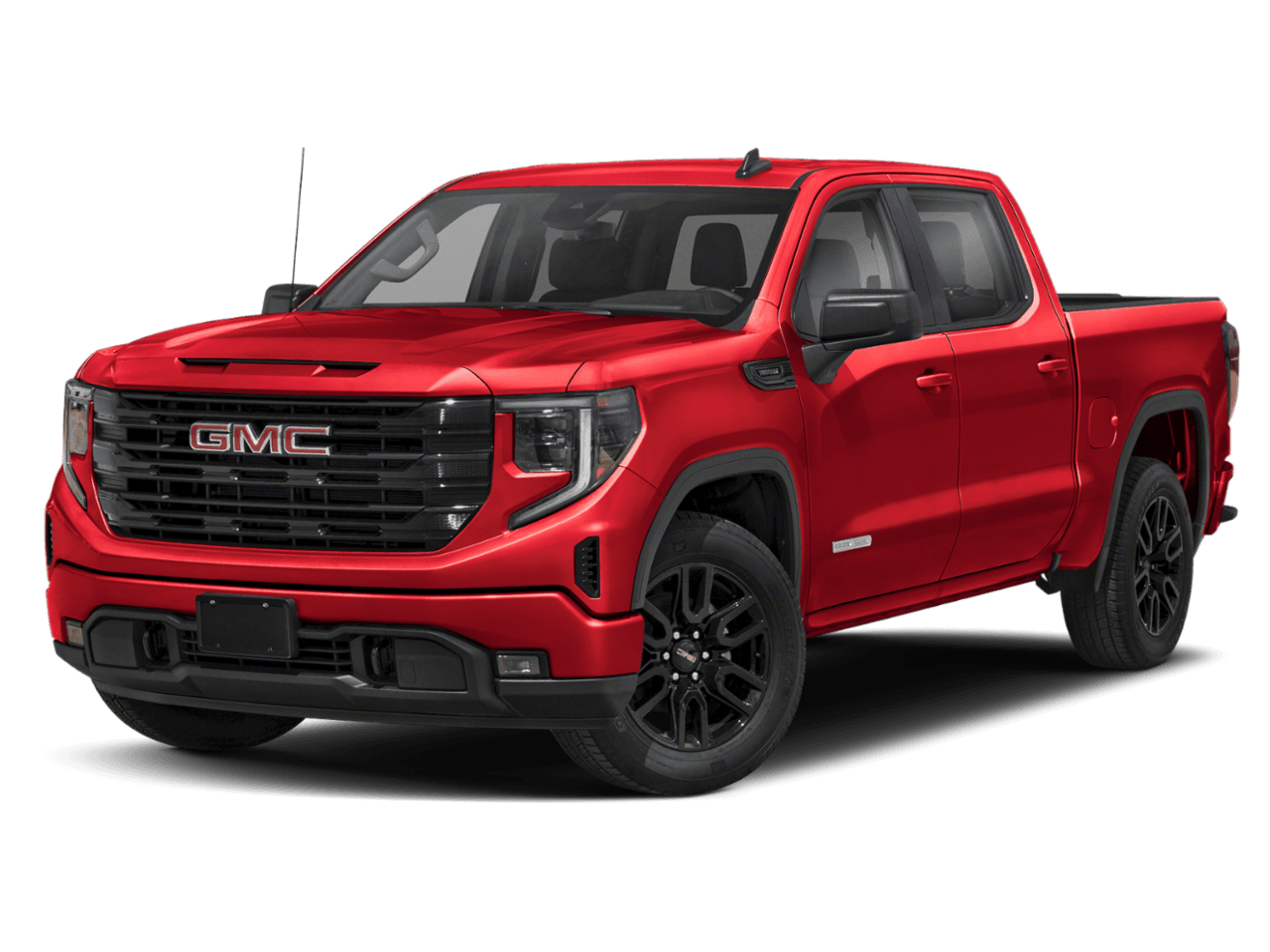 2025 GMC Sierra 1500 Elevation - Front 3/4, facing to the left