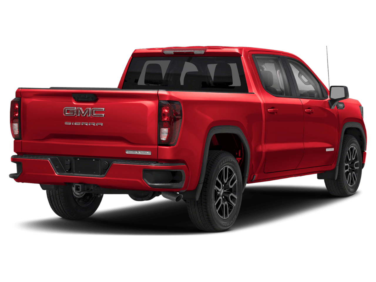 2025 GMC Sierra 1500 Elevation - Rear 3/4, facing to the right