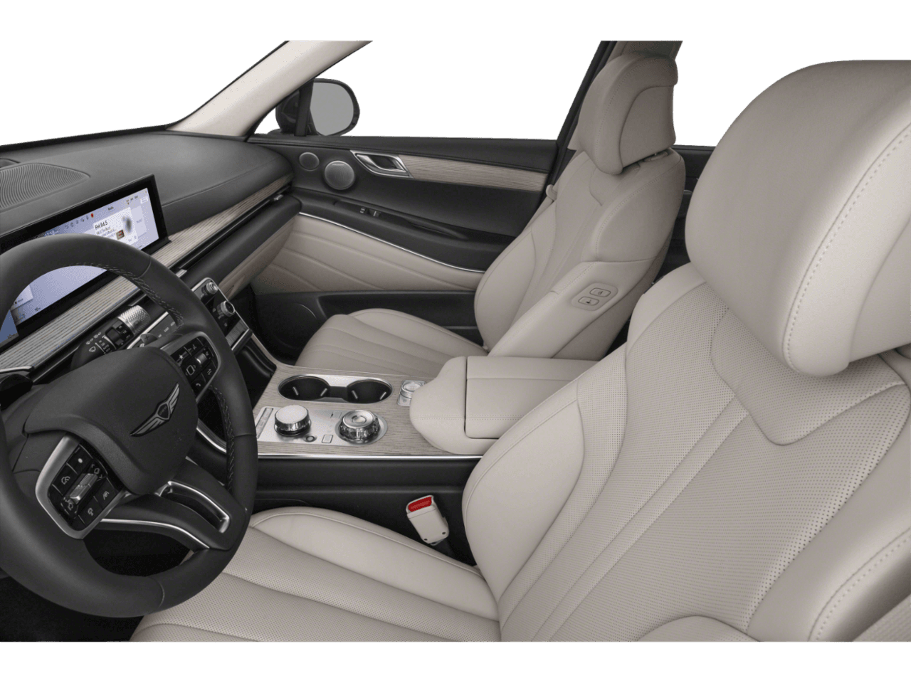 2025 Genesis GV80 Standard - Interior Driver's Side with Door Open, Front Seat Feature