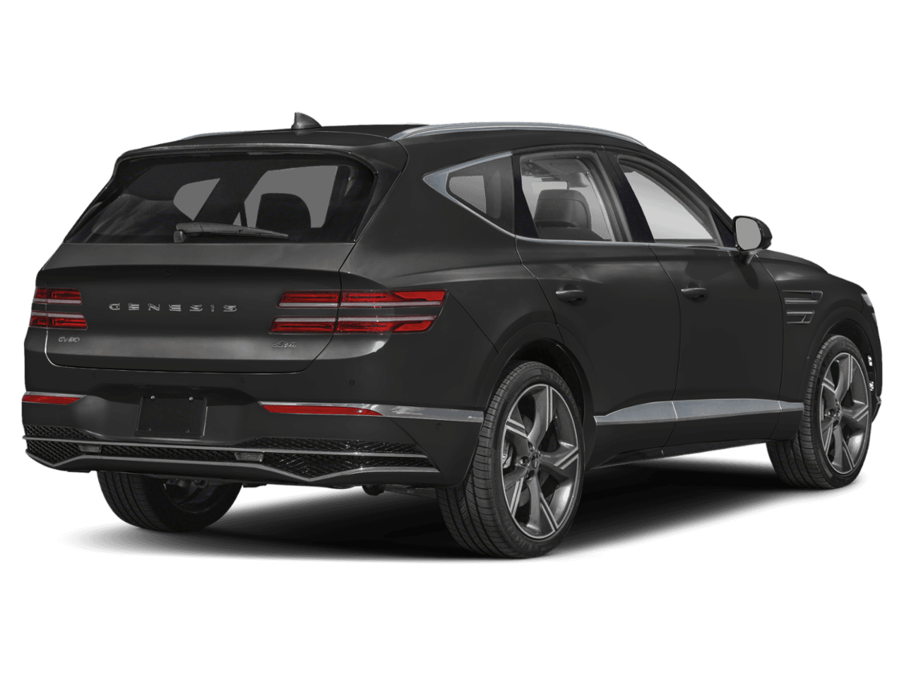 2025 Genesis GV80 Prestige - Rear 3/4, facing to the right