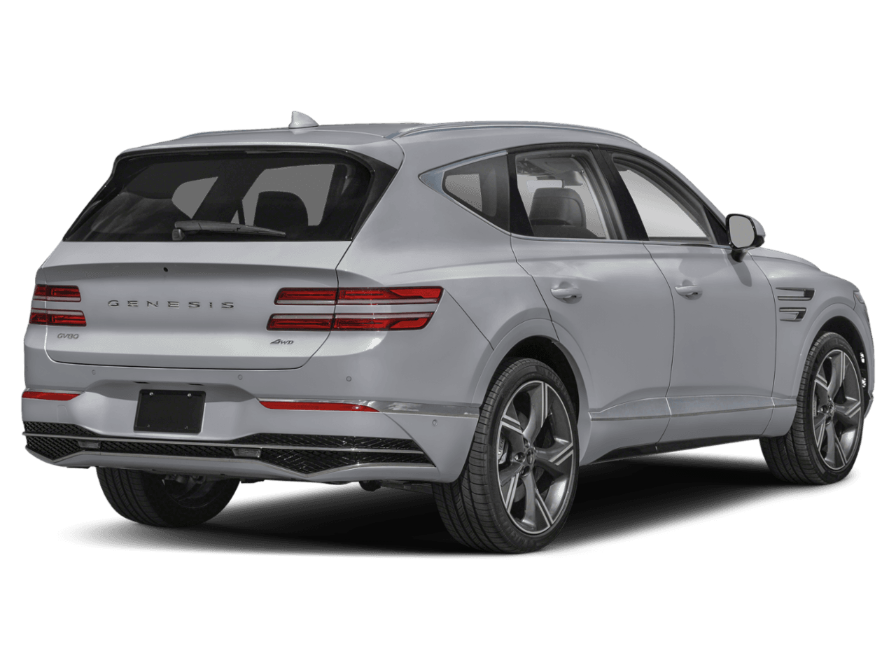 2025 Genesis GV80 Prestige - Rear 3/4, facing to the right