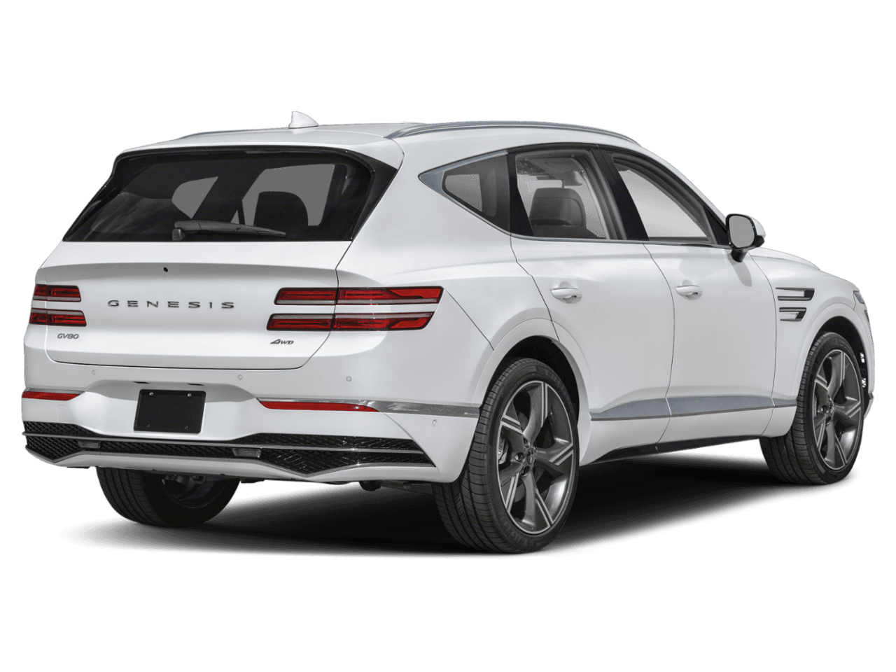 2025 Genesis GV80 Prestige - Rear 3/4, facing to the right