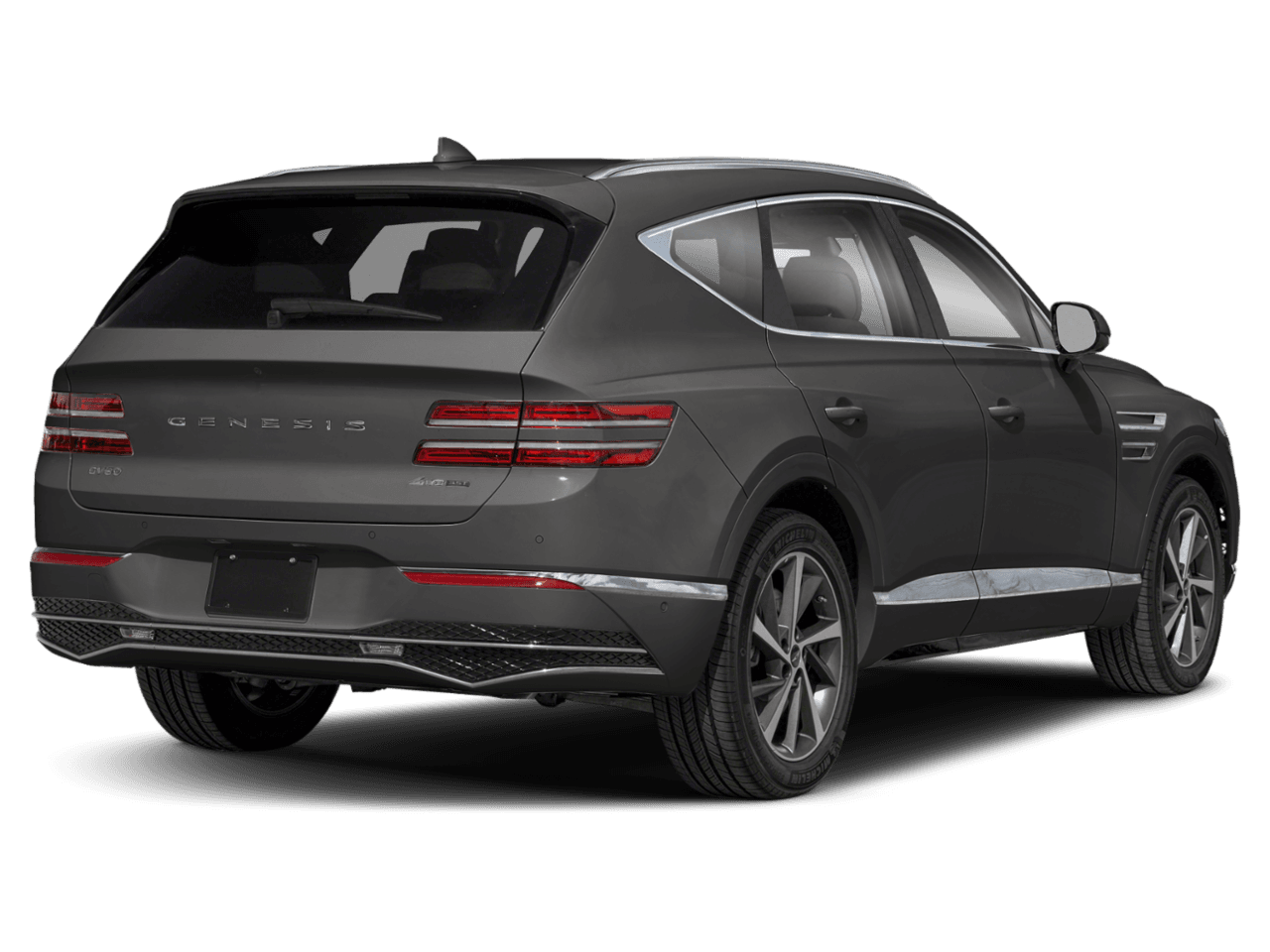 2025 Genesis GV80 Prestige - Rear 3/4, facing to the right