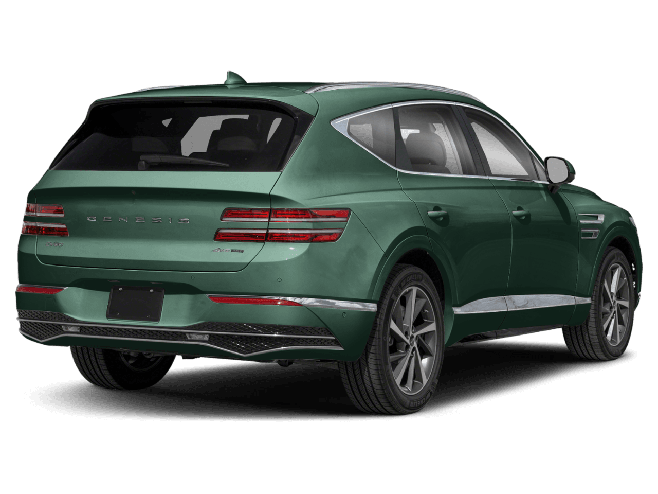 2025 Genesis GV80 Prestige - Rear 3/4, facing to the right
