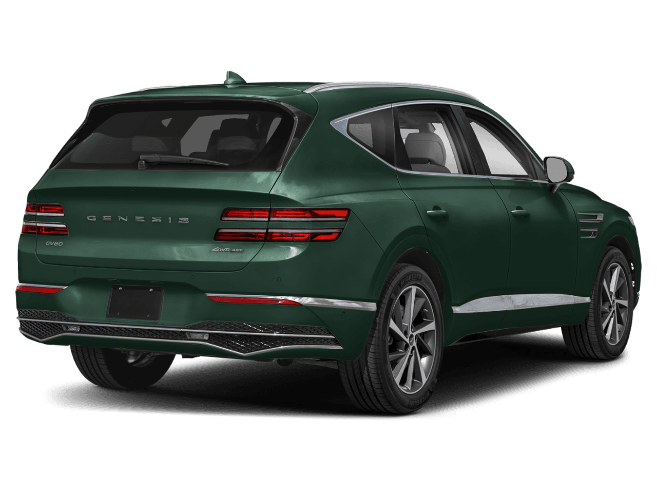 2025 Genesis GV80 3.5T - Rear 3/4, facing to the right