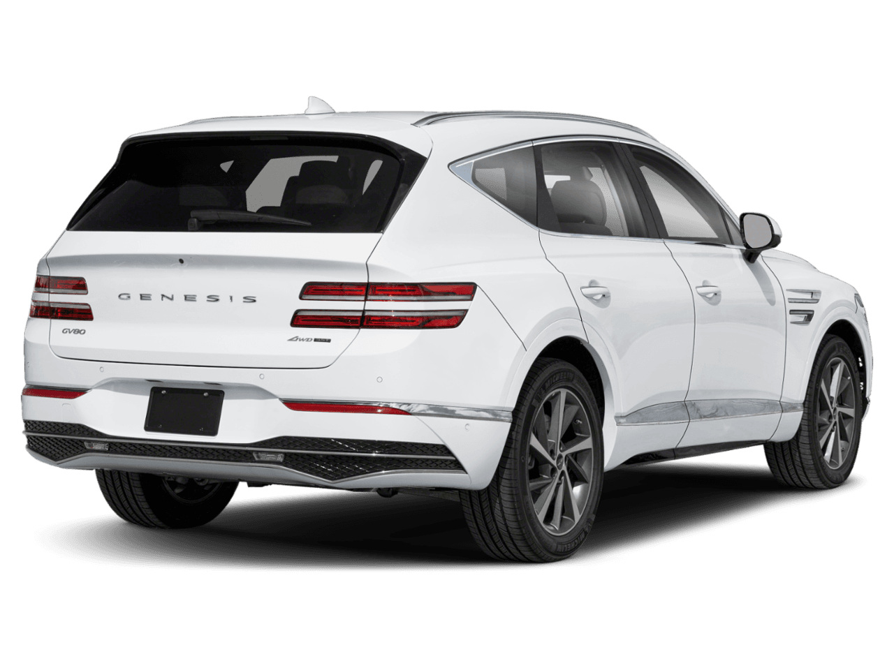 2025 Genesis GV80 Prestige - Rear 3/4, facing to the right