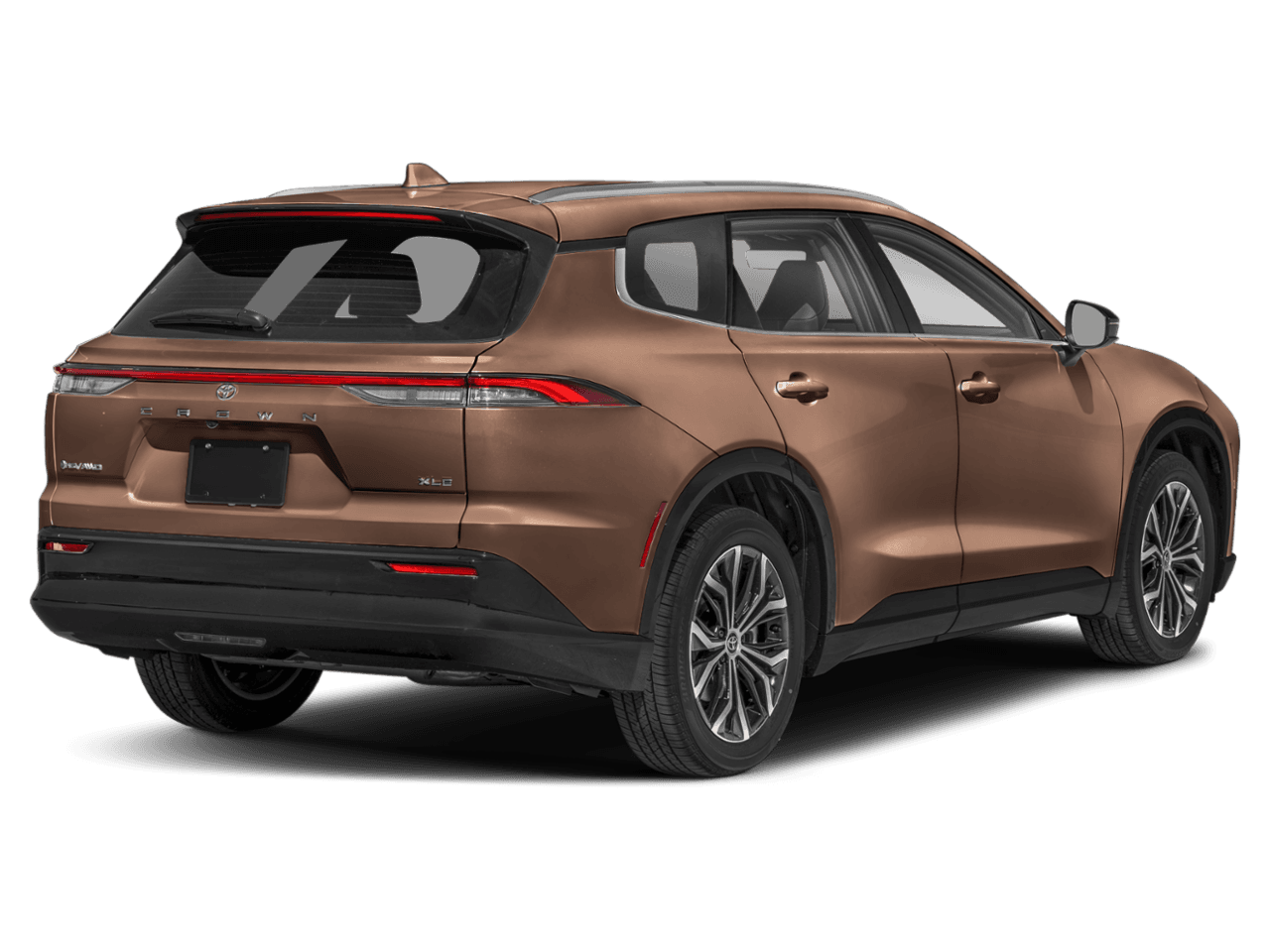 2025 Toyota Crown Signia XLE - Rear 3/4, facing to the right