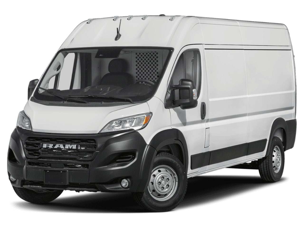2025 Ram ProMaster Cargo Van Tradesman - Front 3/4, facing to the left