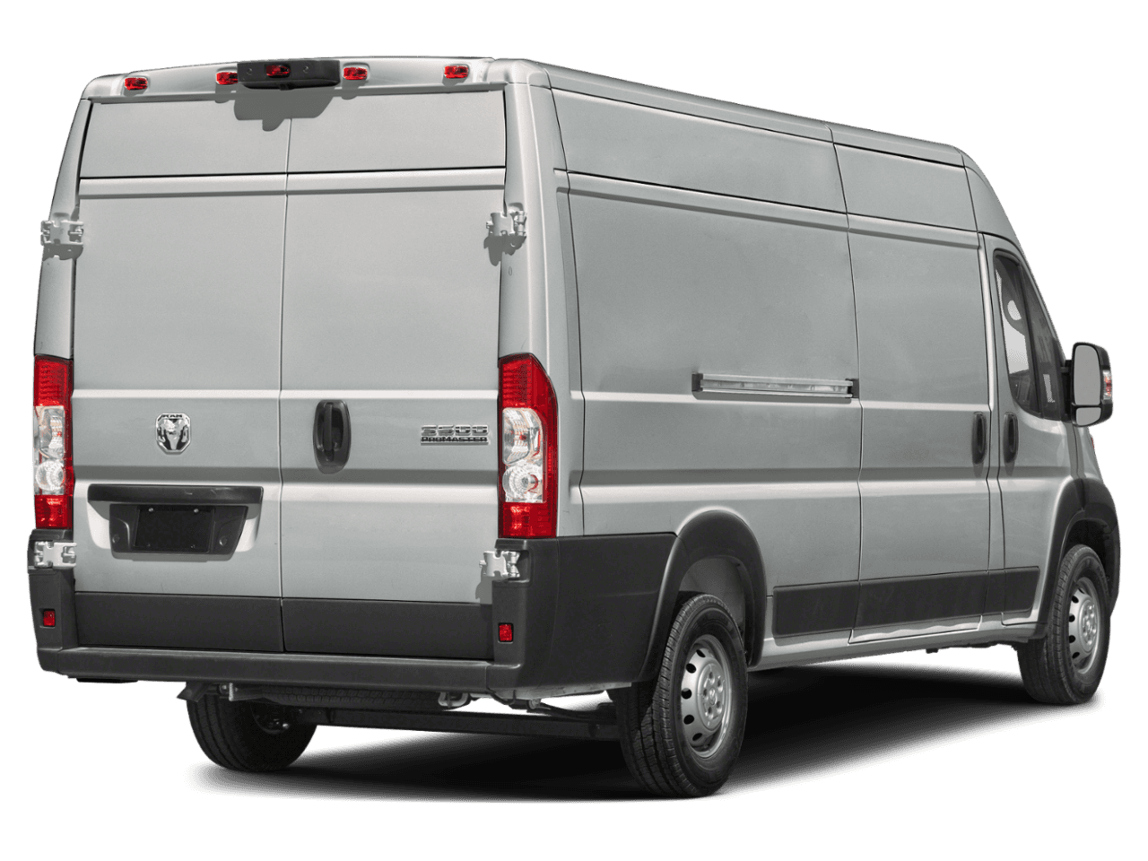 2025 Ram ProMaster Cargo Van Tradesman - Rear 3/4, facing to the right