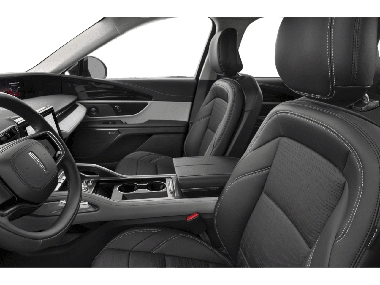 2025 Lincoln Nautilus Black Label - Interior Driver's Side with Door Open, Front Seat Feature