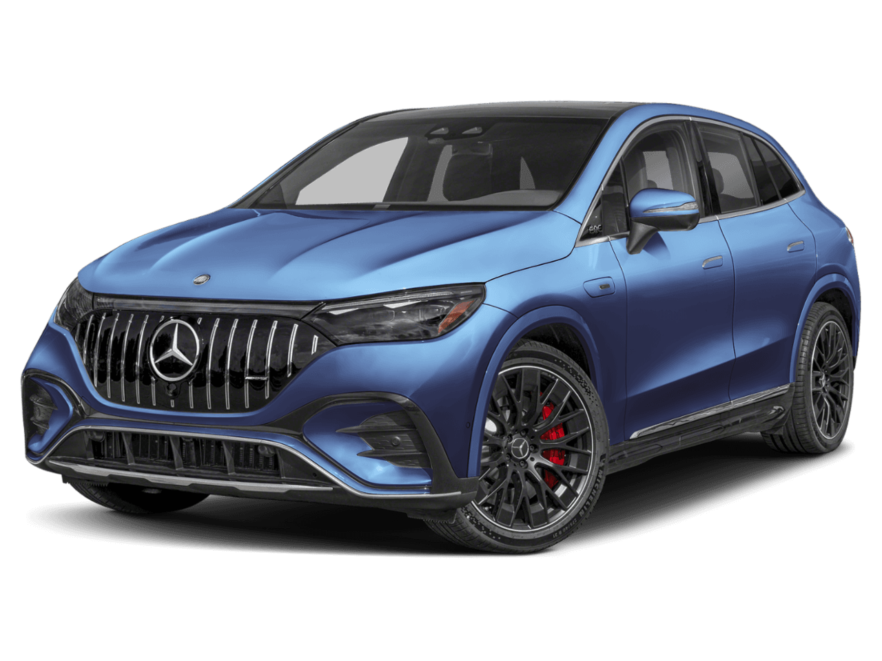 2025 Mercedes-Benz EQE AMG - Front 3/4, facing to the left