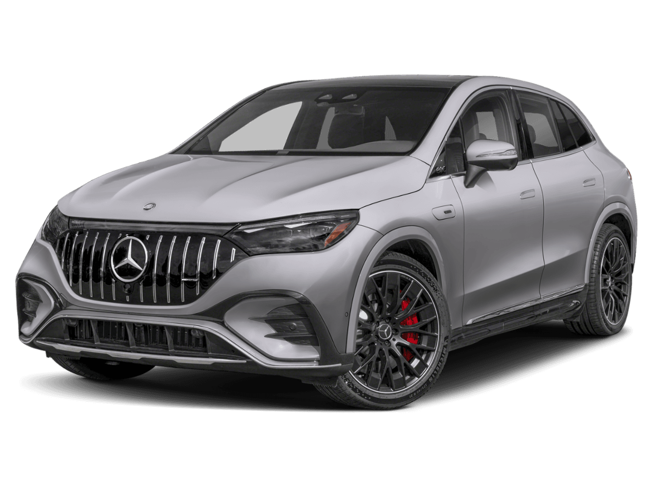 2025 Mercedes-Benz EQE AMG - Front 3/4, facing to the left