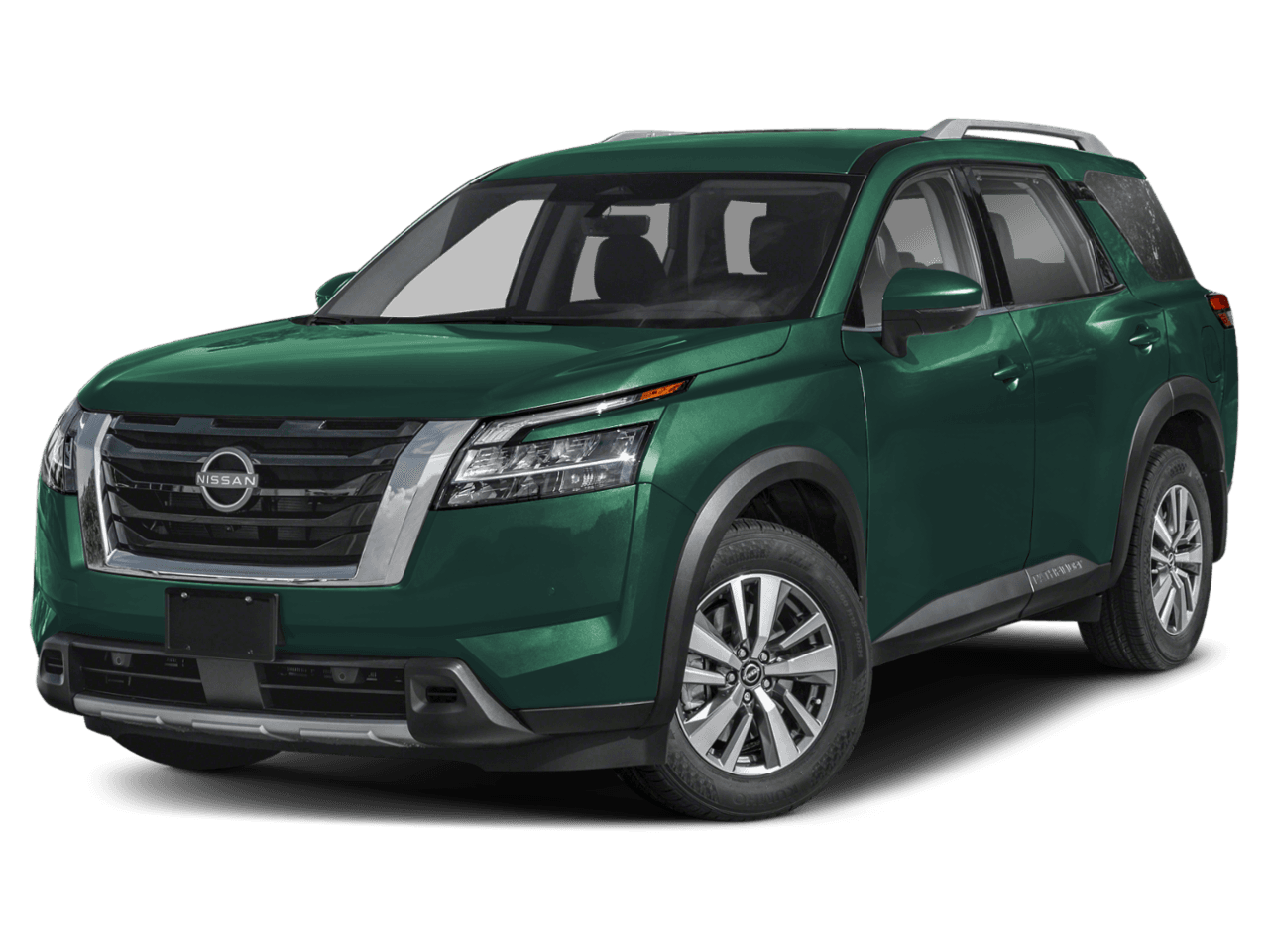 2025 Nissan Pathfinder SL - Front 3/4, facing to the left