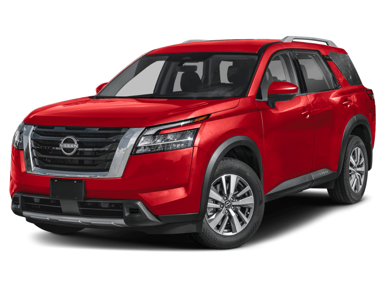 2025 Nissan Pathfinder SL - Front 3/4, facing to the left