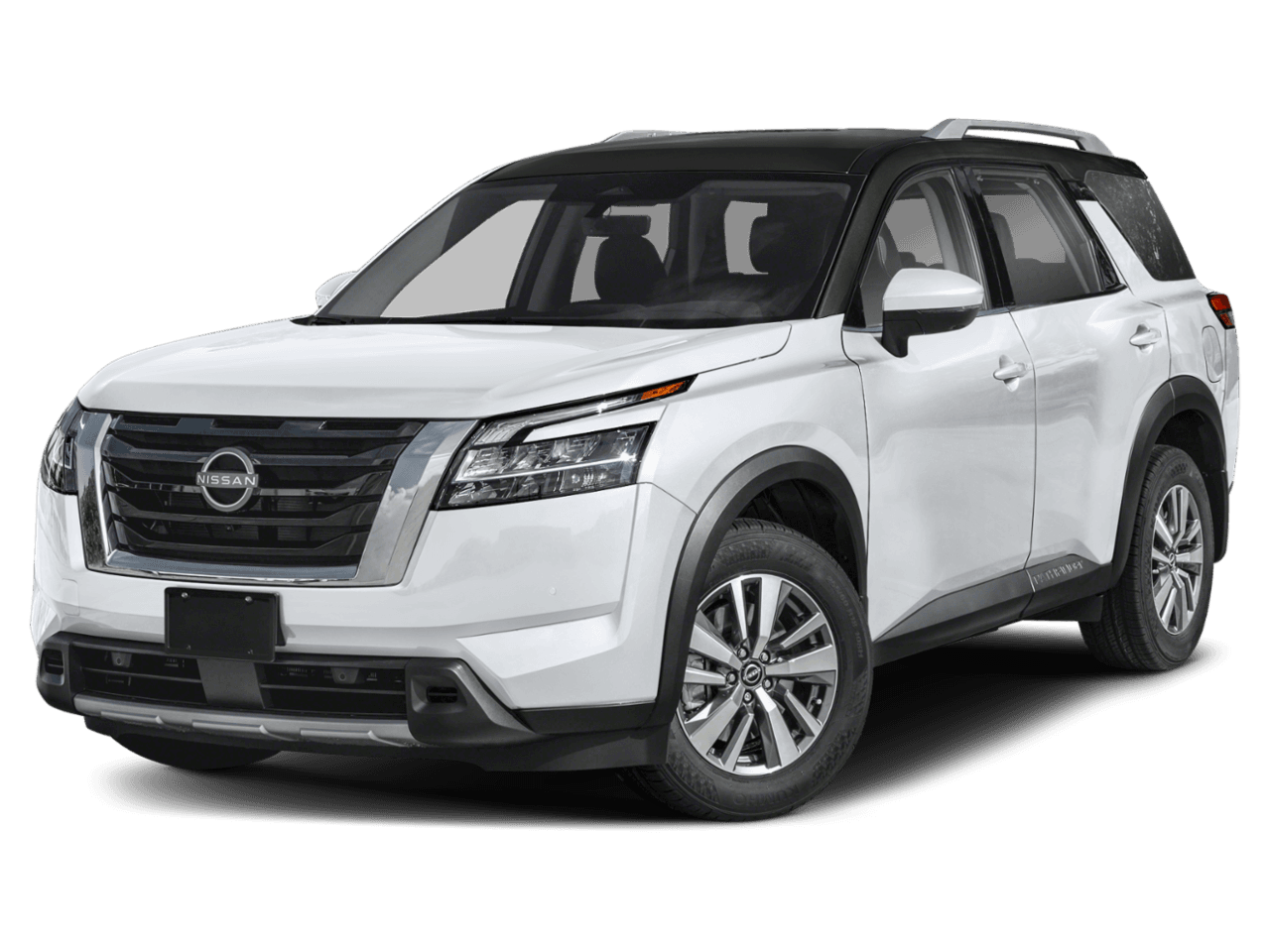 2025 Nissan Pathfinder SL - Front 3/4, facing to the left