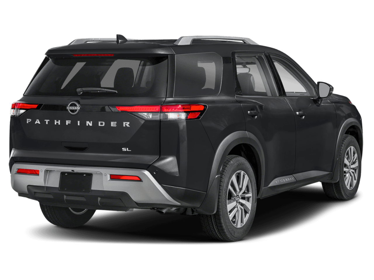 2025 Nissan Pathfinder SL - Rear 3/4, facing to the right