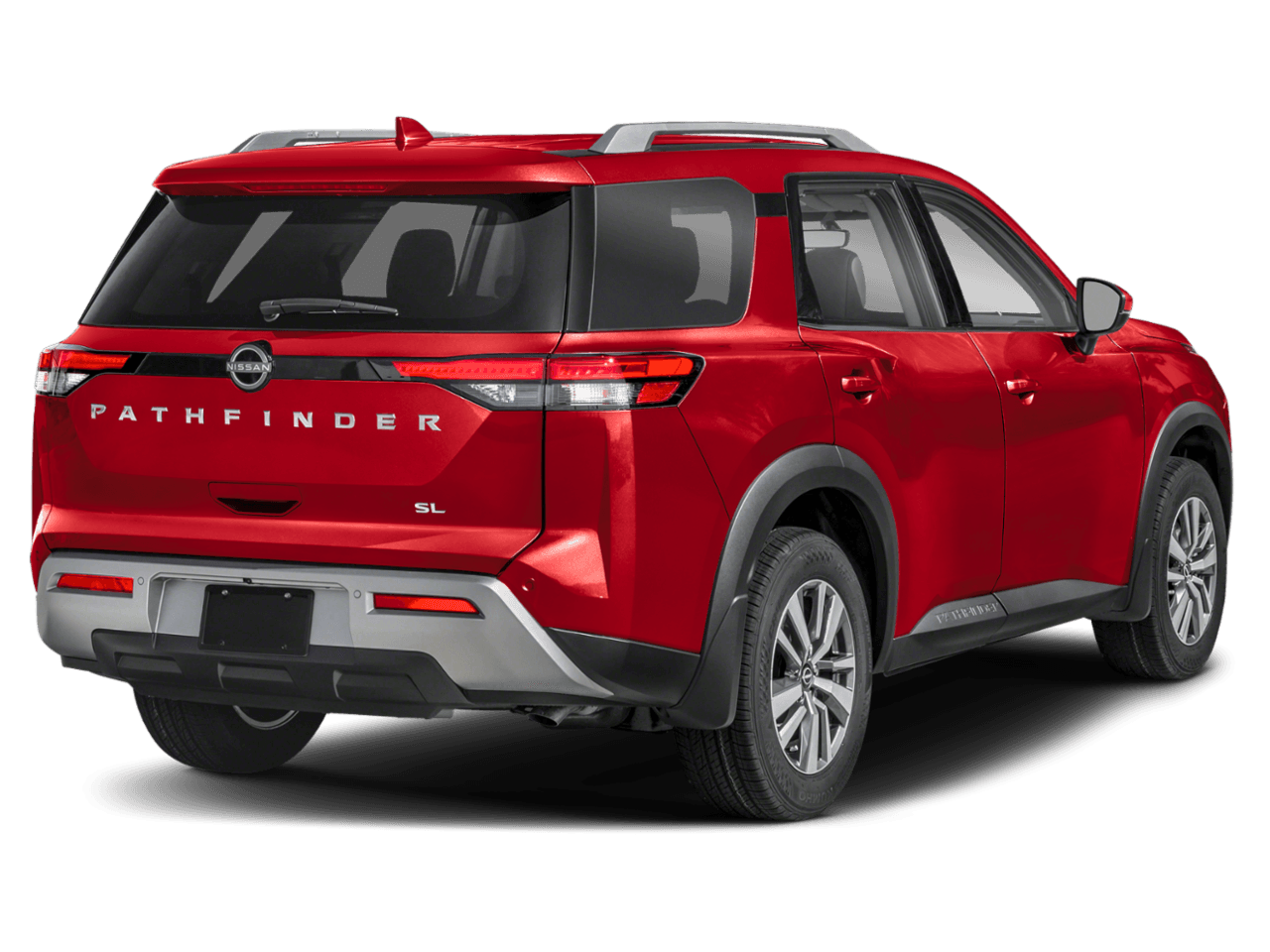2025 Nissan Pathfinder SL - Rear 3/4, facing to the right