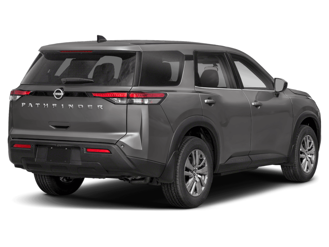 2025 Nissan Pathfinder S - Rear 3/4, facing to the right