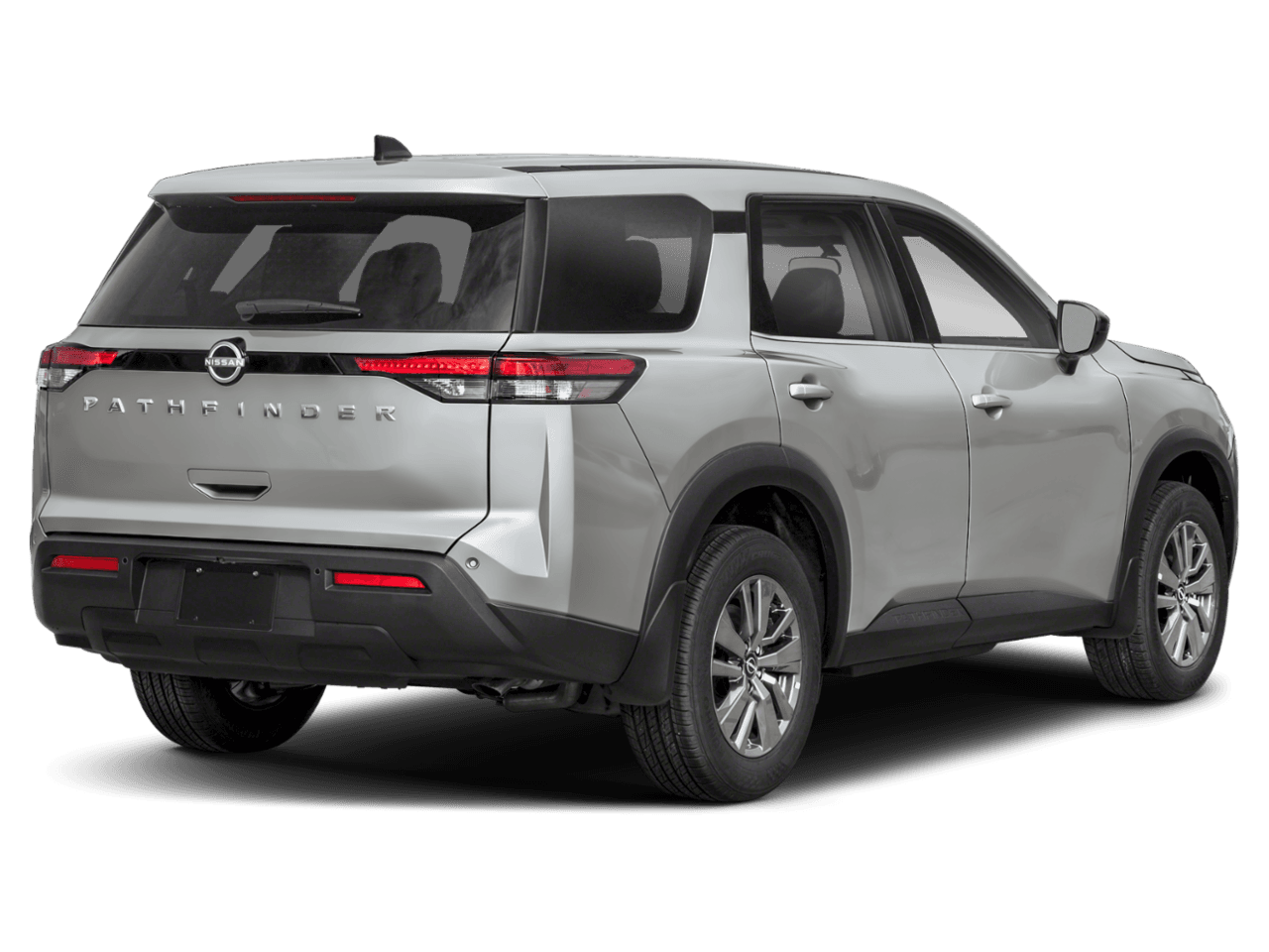 2025 Nissan Pathfinder S - Rear 3/4, facing to the right