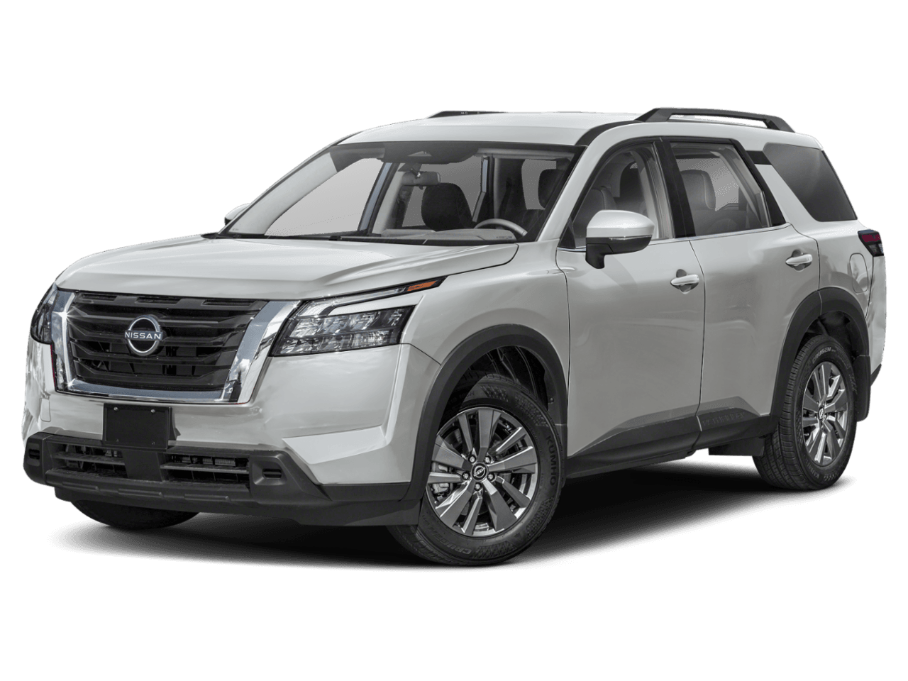 2025 Nissan Pathfinder SV - Front 3/4, facing to the left
