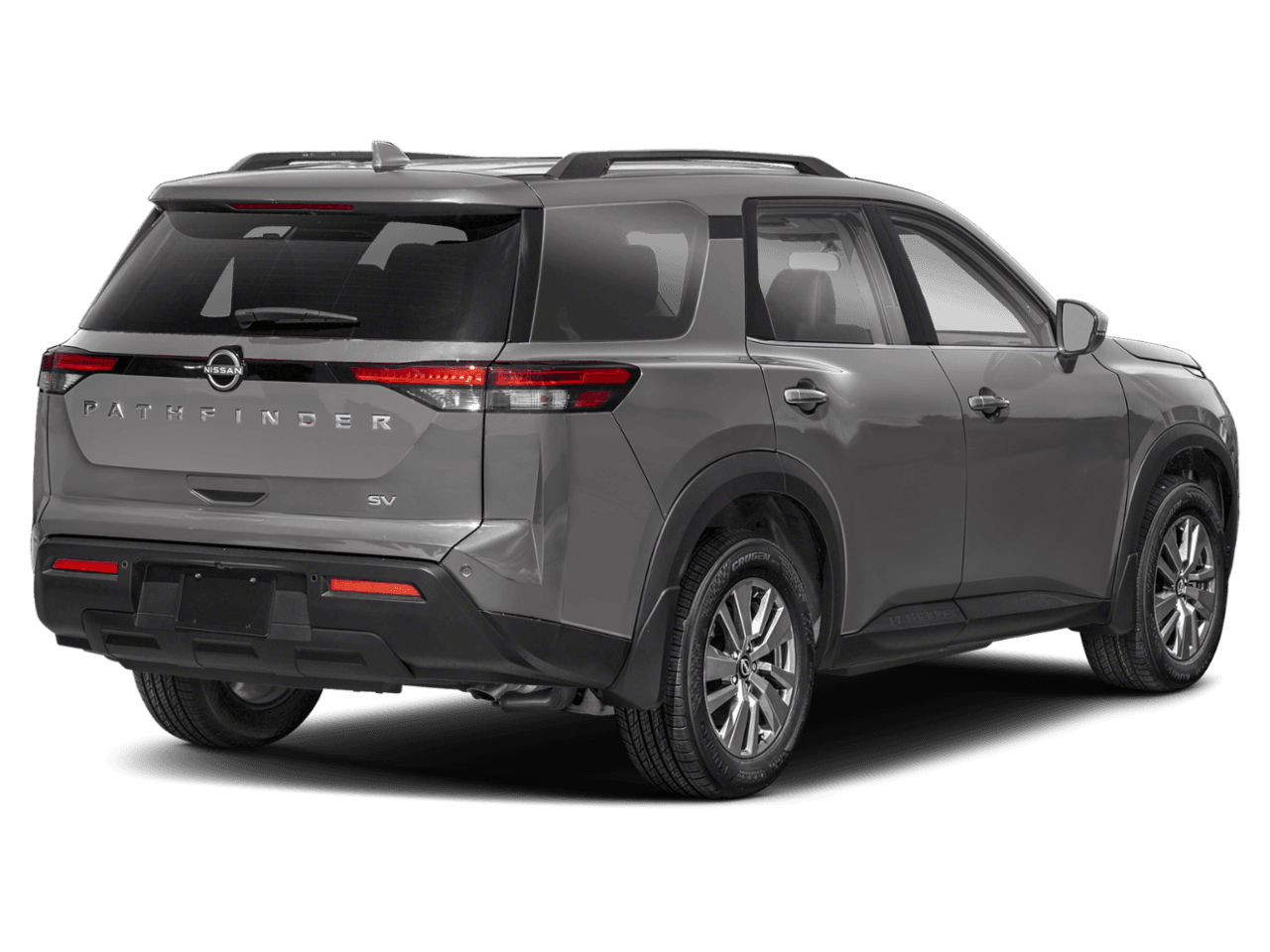 2025 Nissan Pathfinder SV - Rear 3/4, facing to the right