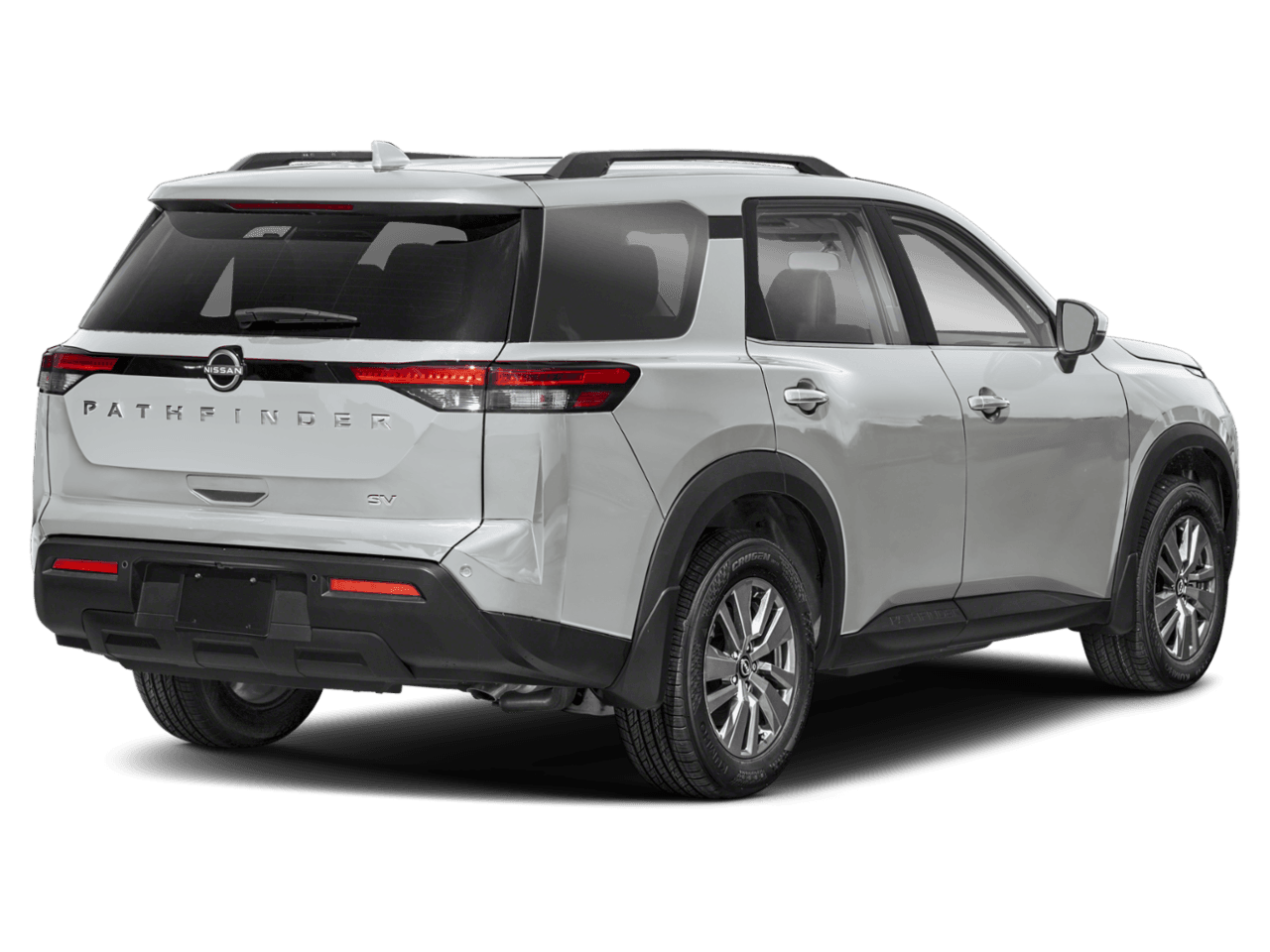 2025 Nissan Pathfinder SV - Rear 3/4, facing to the right