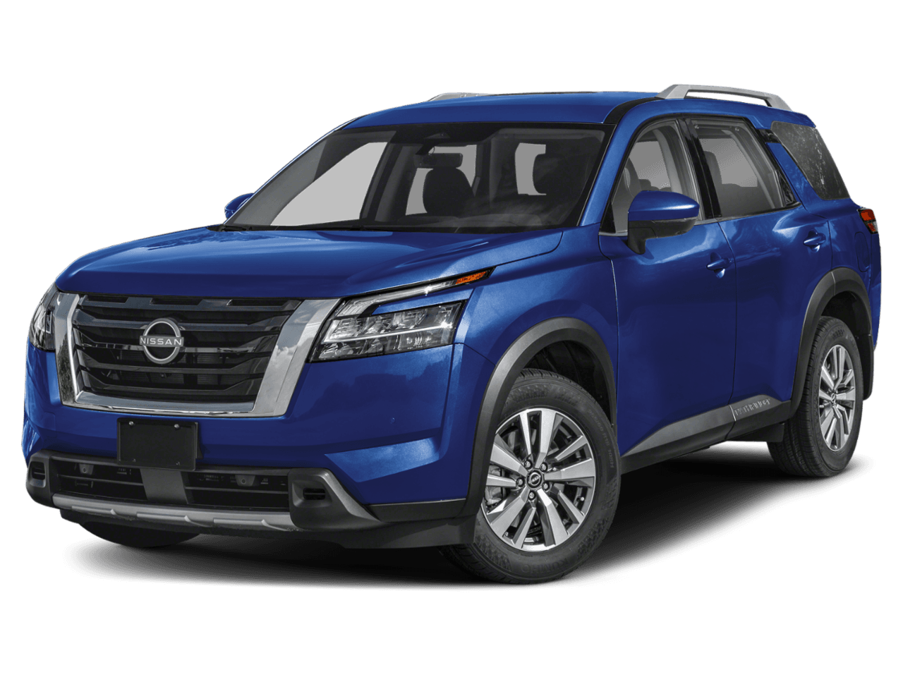 2025 Nissan Pathfinder SL - Front 3/4, facing to the left