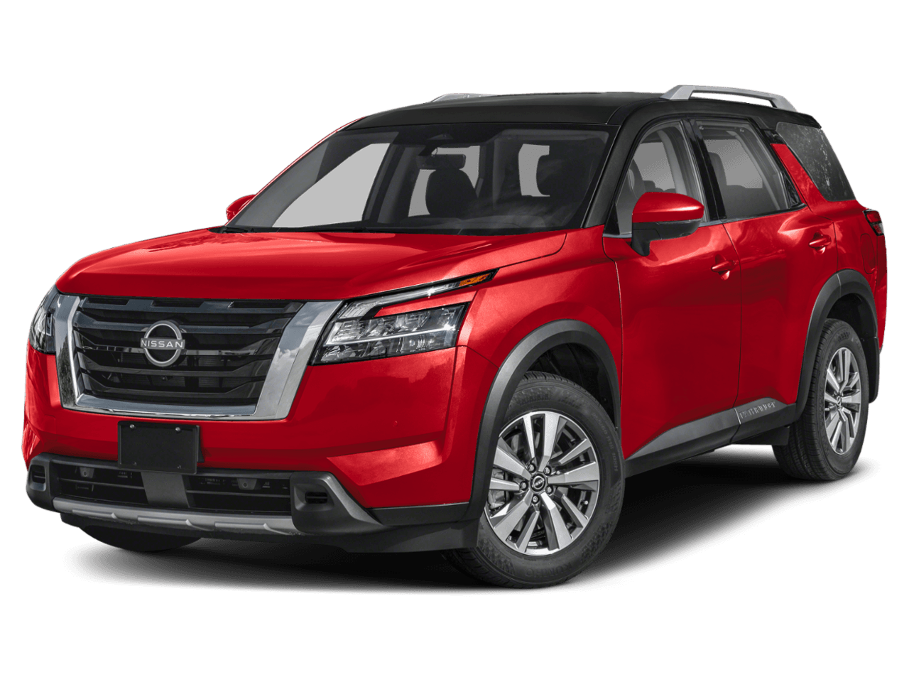 2025 Nissan Pathfinder SL - Front 3/4, facing to the left