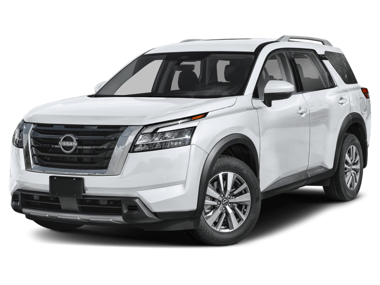 2025 Nissan Pathfinder SL - Front 3/4, facing to the left