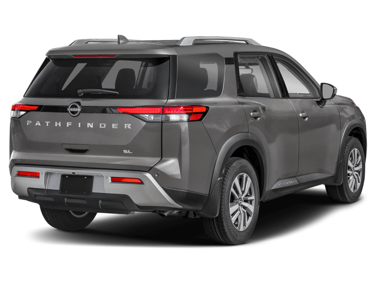 2025 Nissan Pathfinder SL - Rear 3/4, facing to the right