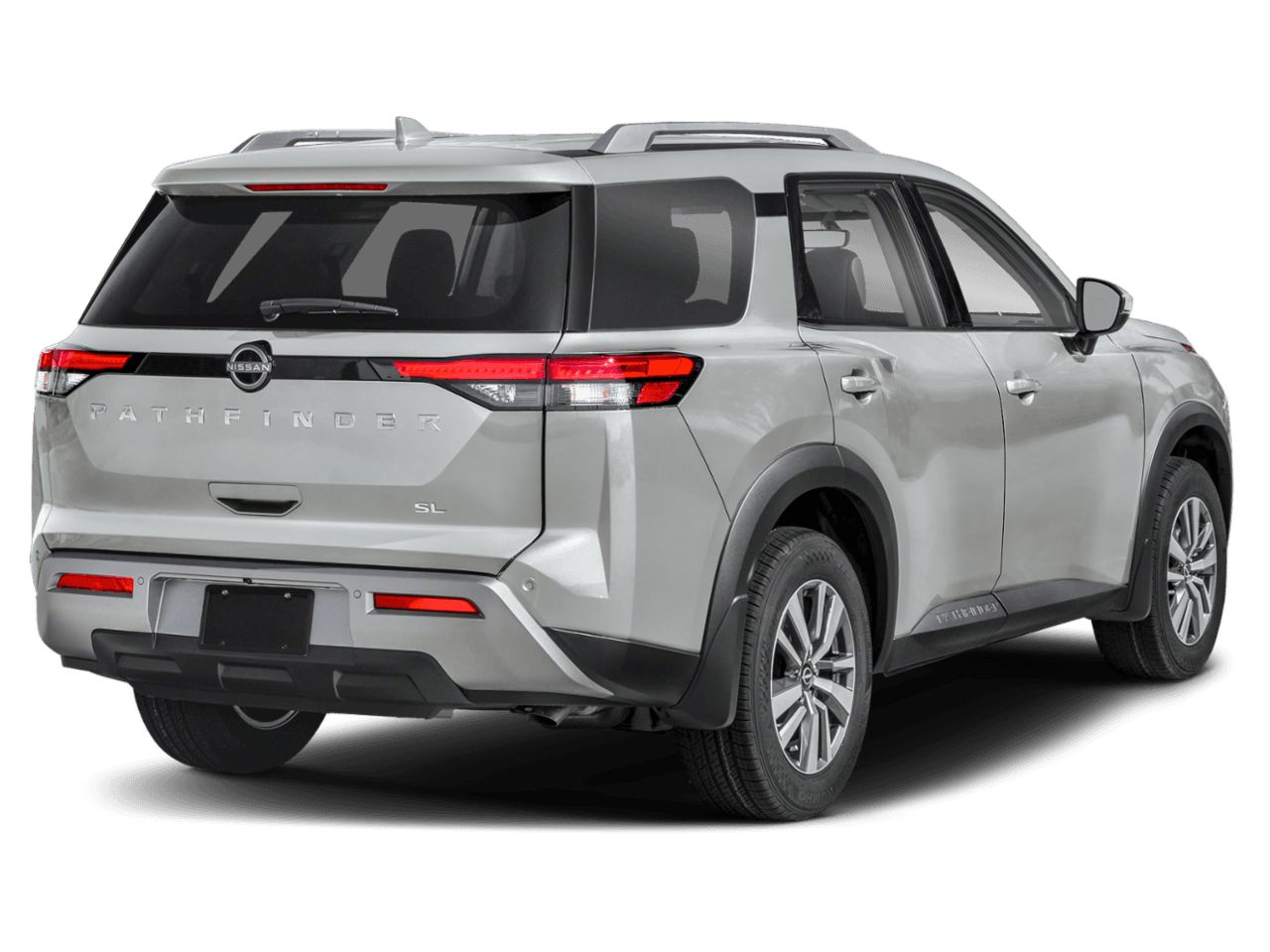 2025 Nissan Pathfinder SL - Rear 3/4, facing to the right