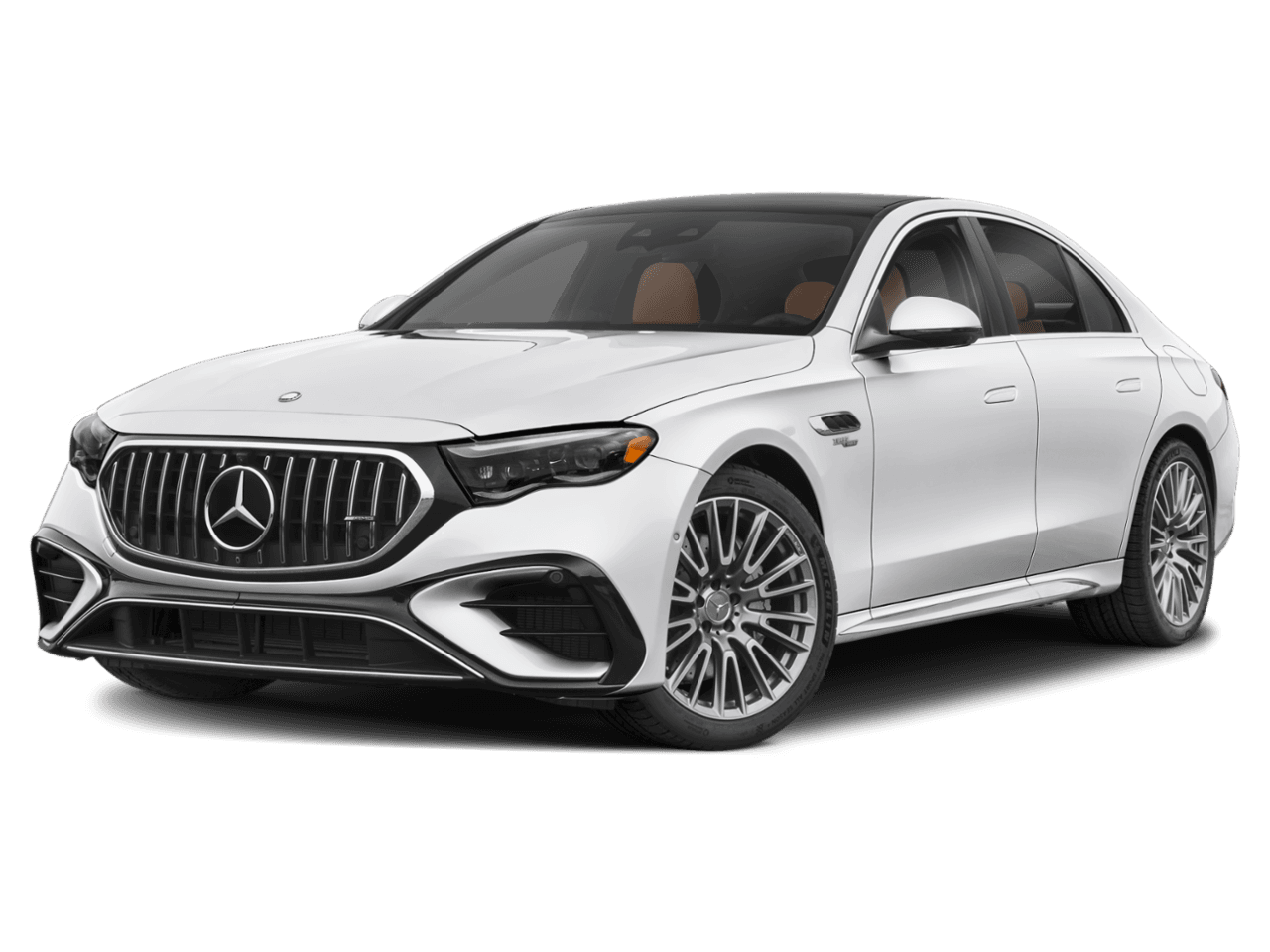 2025 Mercedes-Benz E-Class AMG - Front 3/4, facing to the left