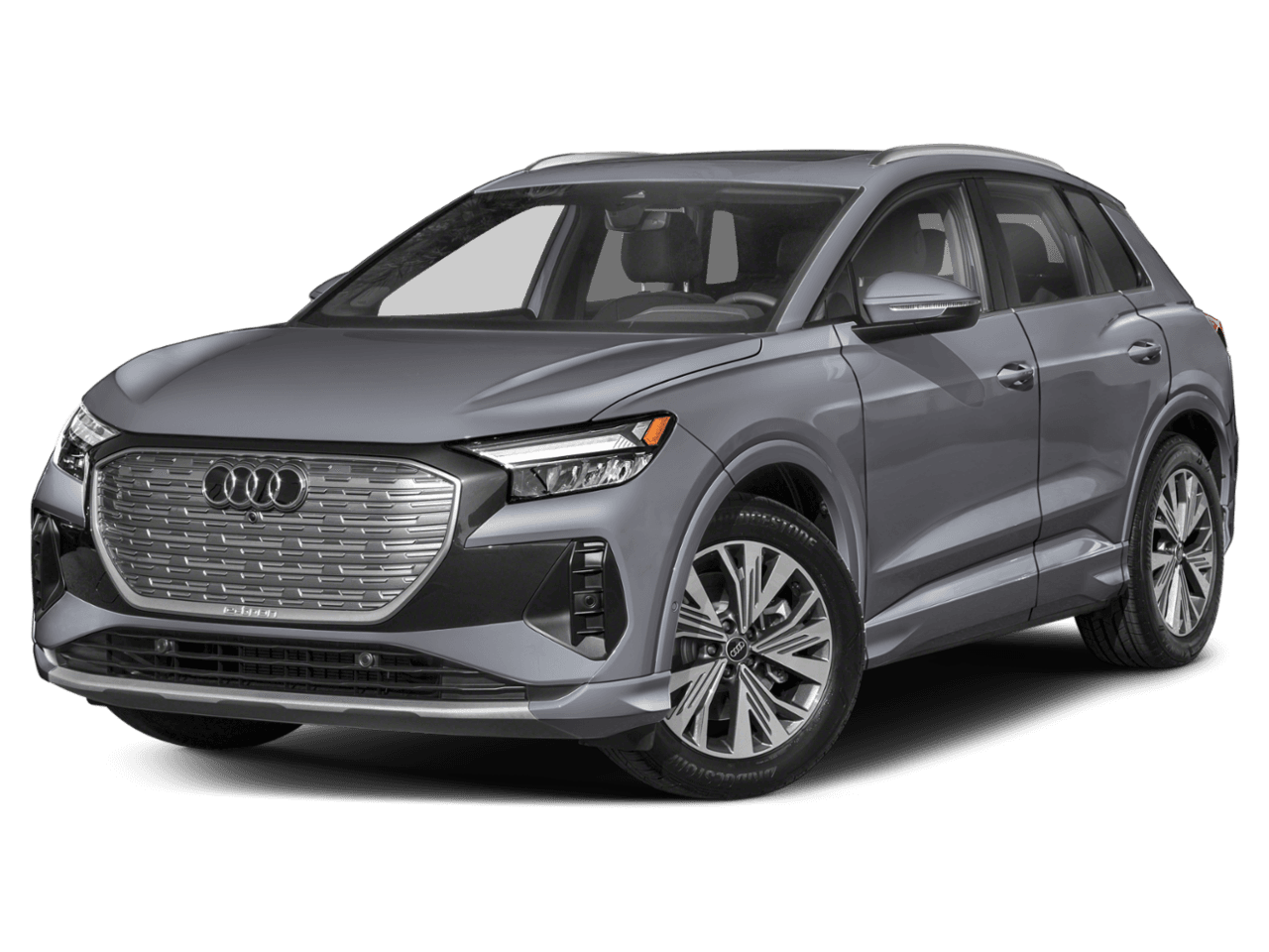 2025 Audi Q4 e-tron Prestige - Front 3/4, facing to the left