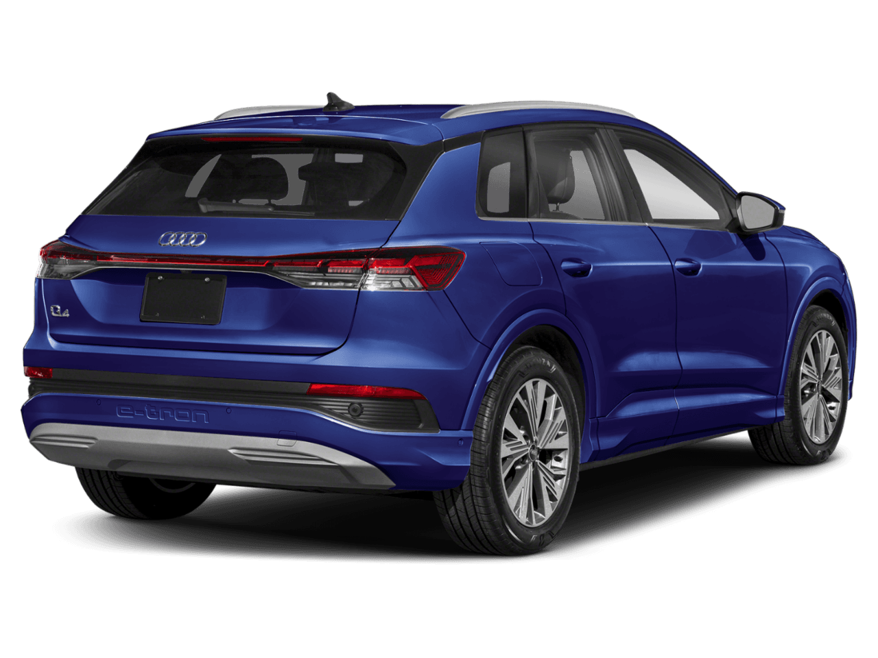 2025 Audi Q4 e-tron Prestige - Rear 3/4, facing to the right