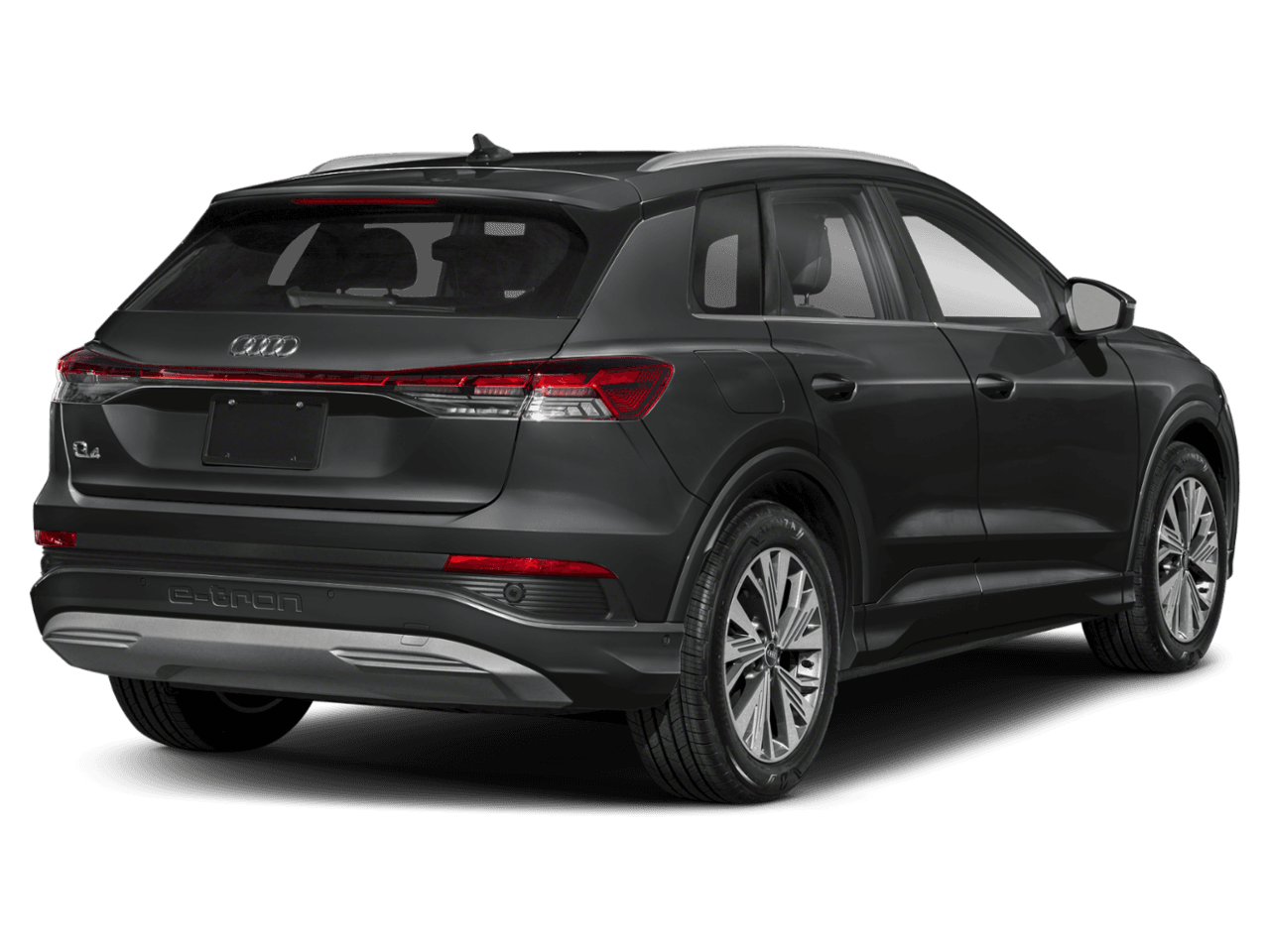 2025 Audi Q4 e-tron Prestige - Rear 3/4, facing to the right