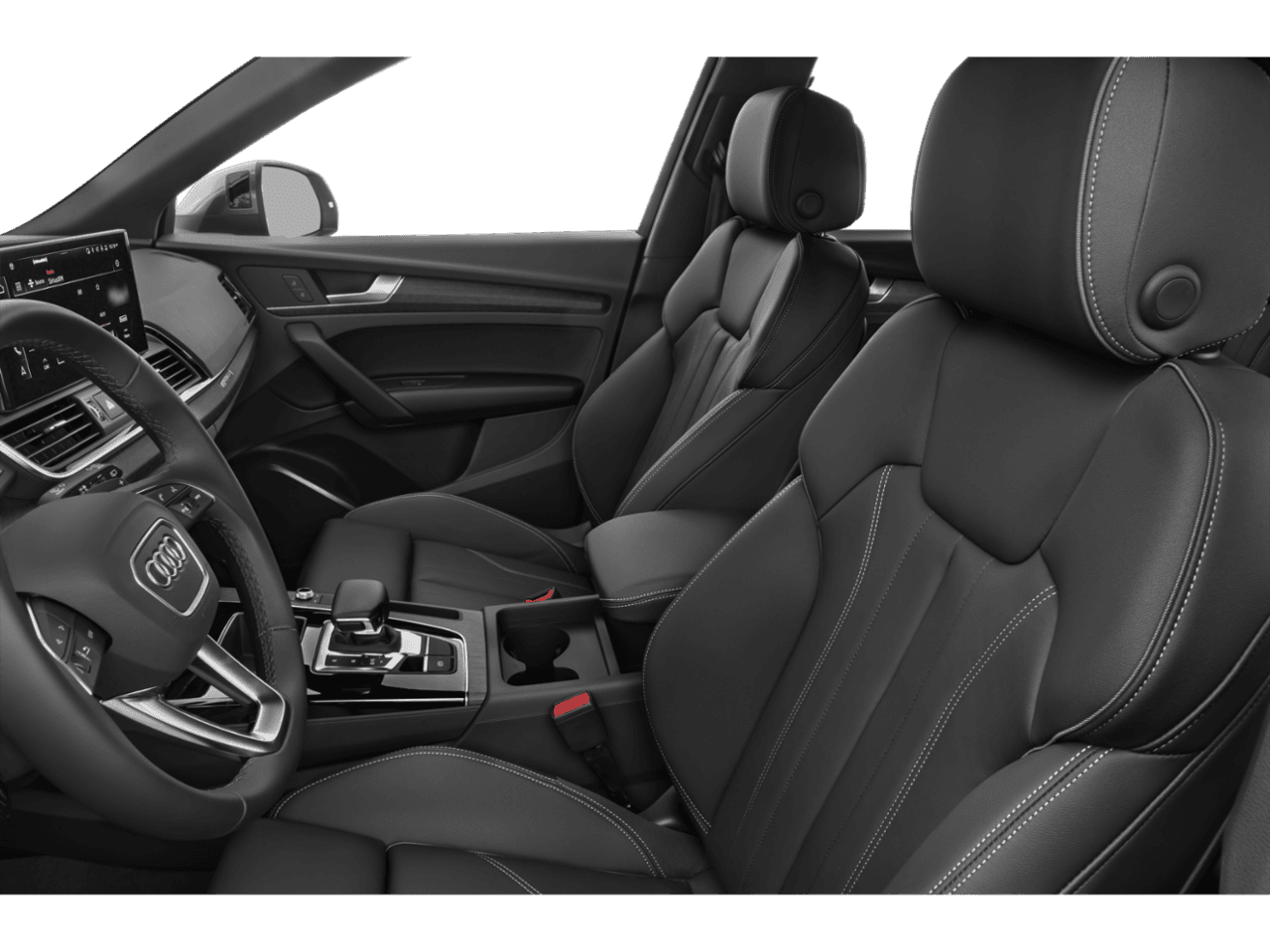 2025 Audi Q5 Prestige - Interior Driver's Side with Door Open, Front Seat Feature