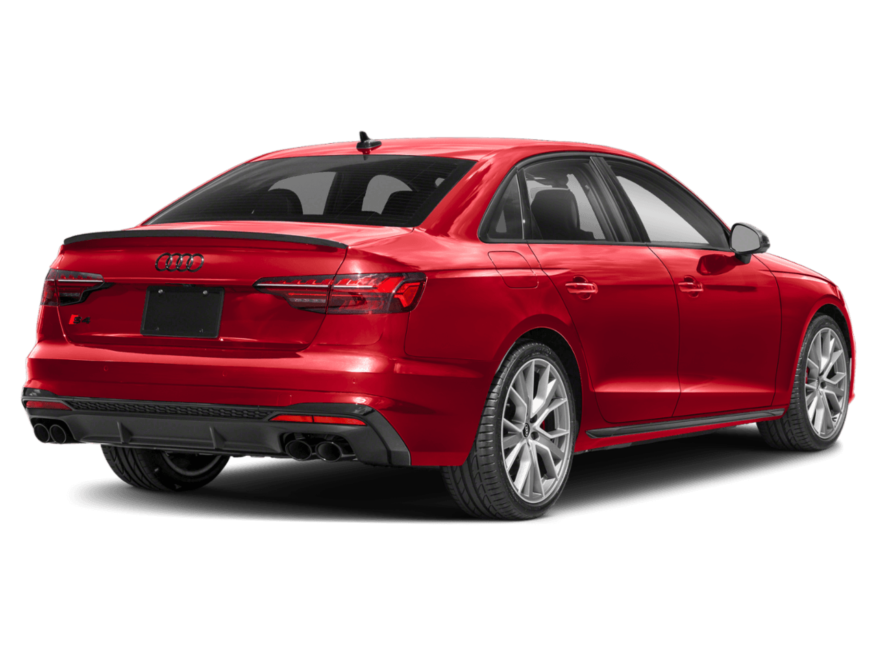 2025 Audi S4 Sedan Prestige - Rear 3/4, facing to the right