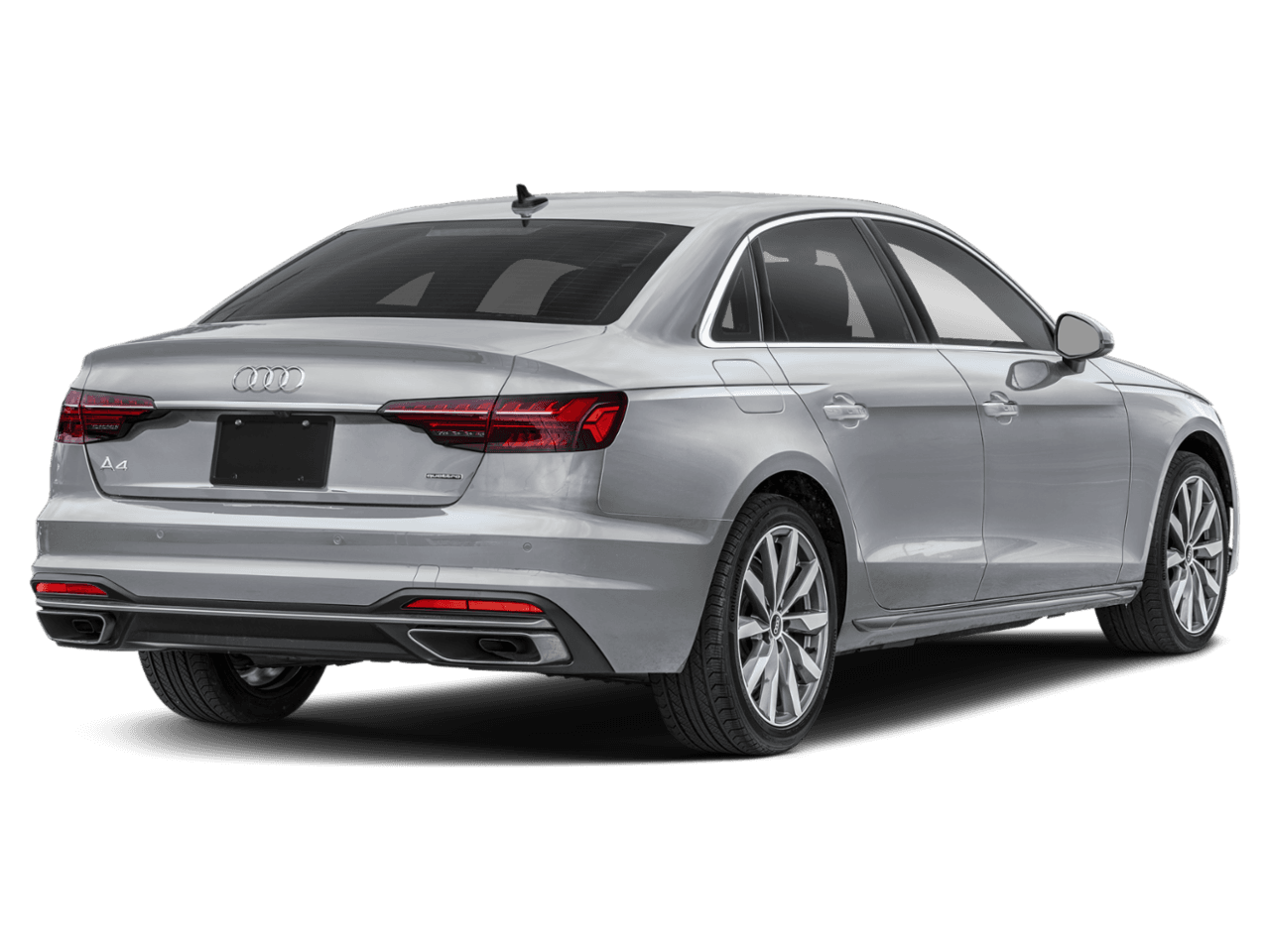2025 Audi A4 Sedan Prestige - Rear 3/4, facing to the right