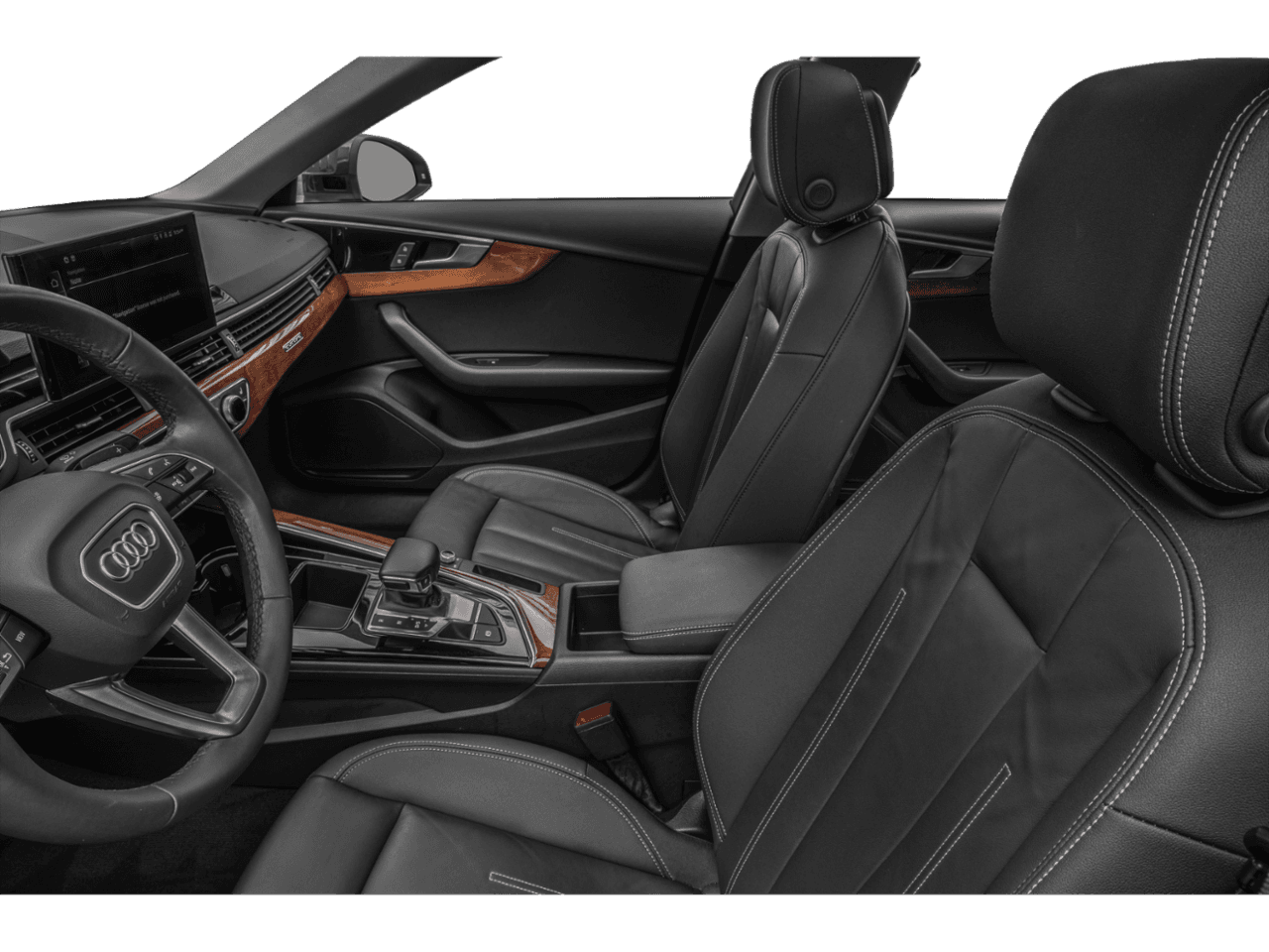 2025 Audi A4 Sedan S line Prestige - Interior Driver's Side with Door Open, Front Seat Feature