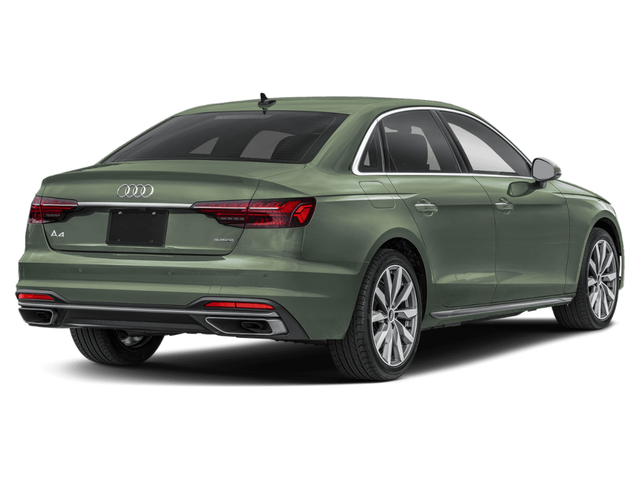 2025 Audi A4 Sedan S line Prestige - Rear 3/4, facing to the right