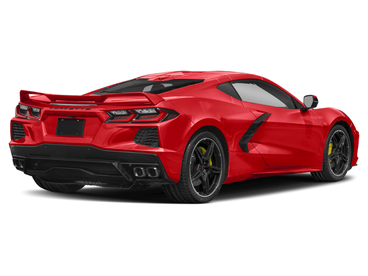 2025 Chevrolet Corvette 2dr - Rear 3/4, facing to the right
