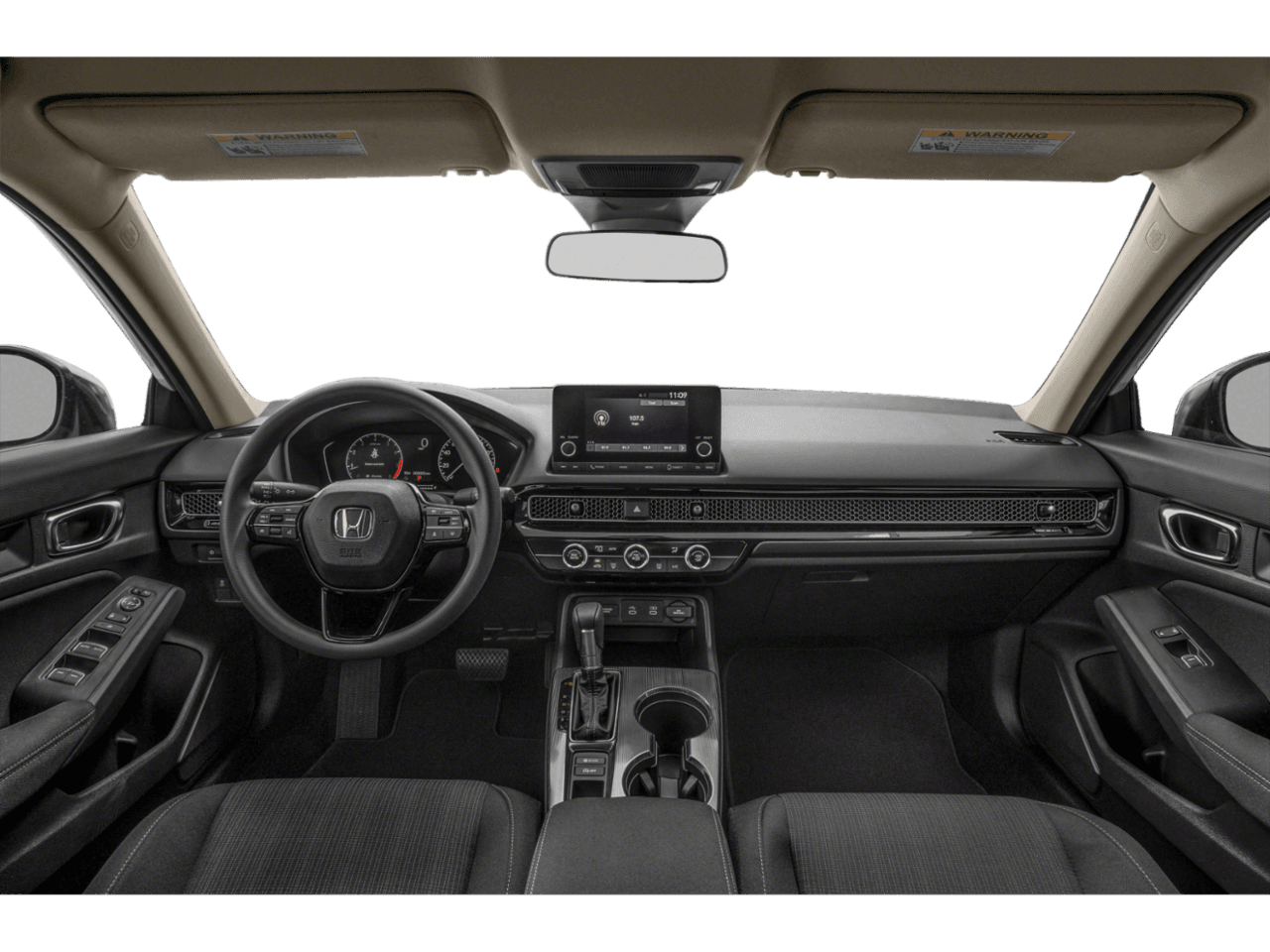 2025 Honda Civic Sedan LX - Interior Full Dash Basic