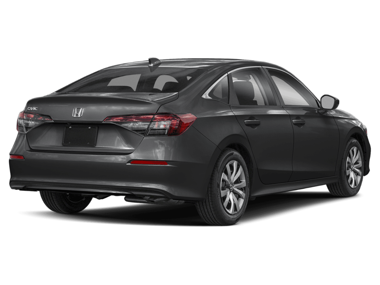 2025 Honda Civic Sedan LX - Rear 3/4, facing to the right