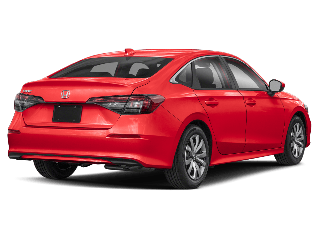 2025 Honda Civic Sedan LX - Rear 3/4, facing to the right