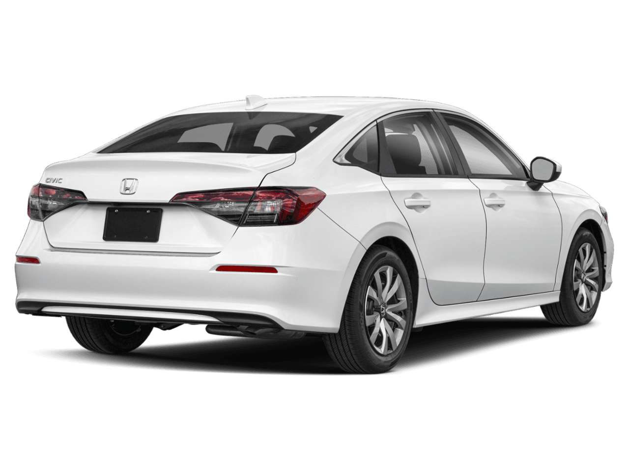 2025 Honda Civic Sedan LX - Rear 3/4, facing to the right
