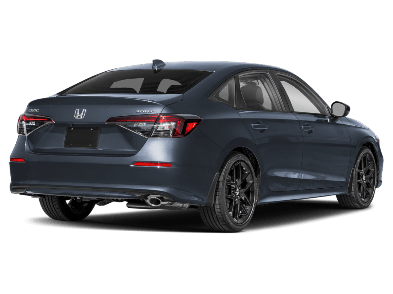 2025 Honda Civic Sedan Sport - Rear 3/4, facing to the right