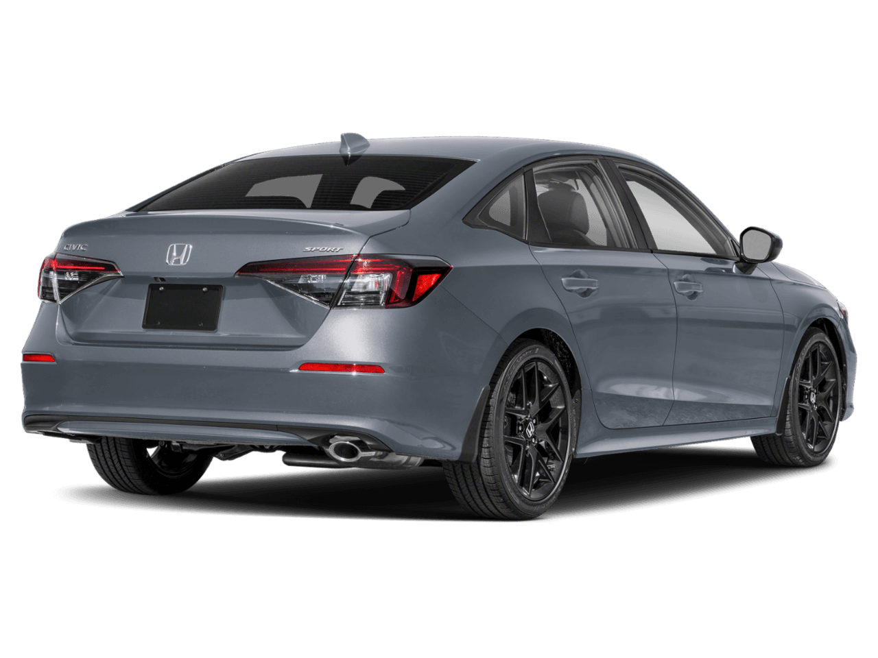 2025 Honda Civic Sedan Sport - Rear 3/4, facing to the right