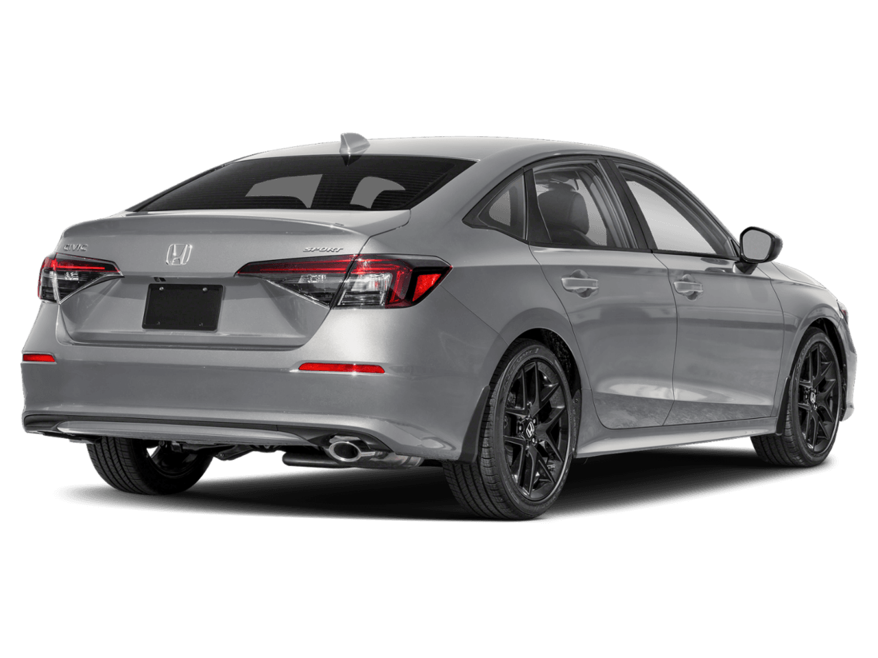 2025 Honda Civic Sedan Sport - Rear 3/4, facing to the right